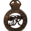 George VI The Life Guards Officer's Service Dress Cap Badge