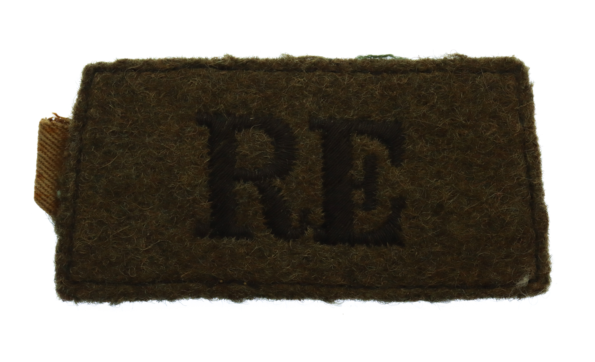 Royal Engineers (R.E.) Cloth Slip On Shoulder Title