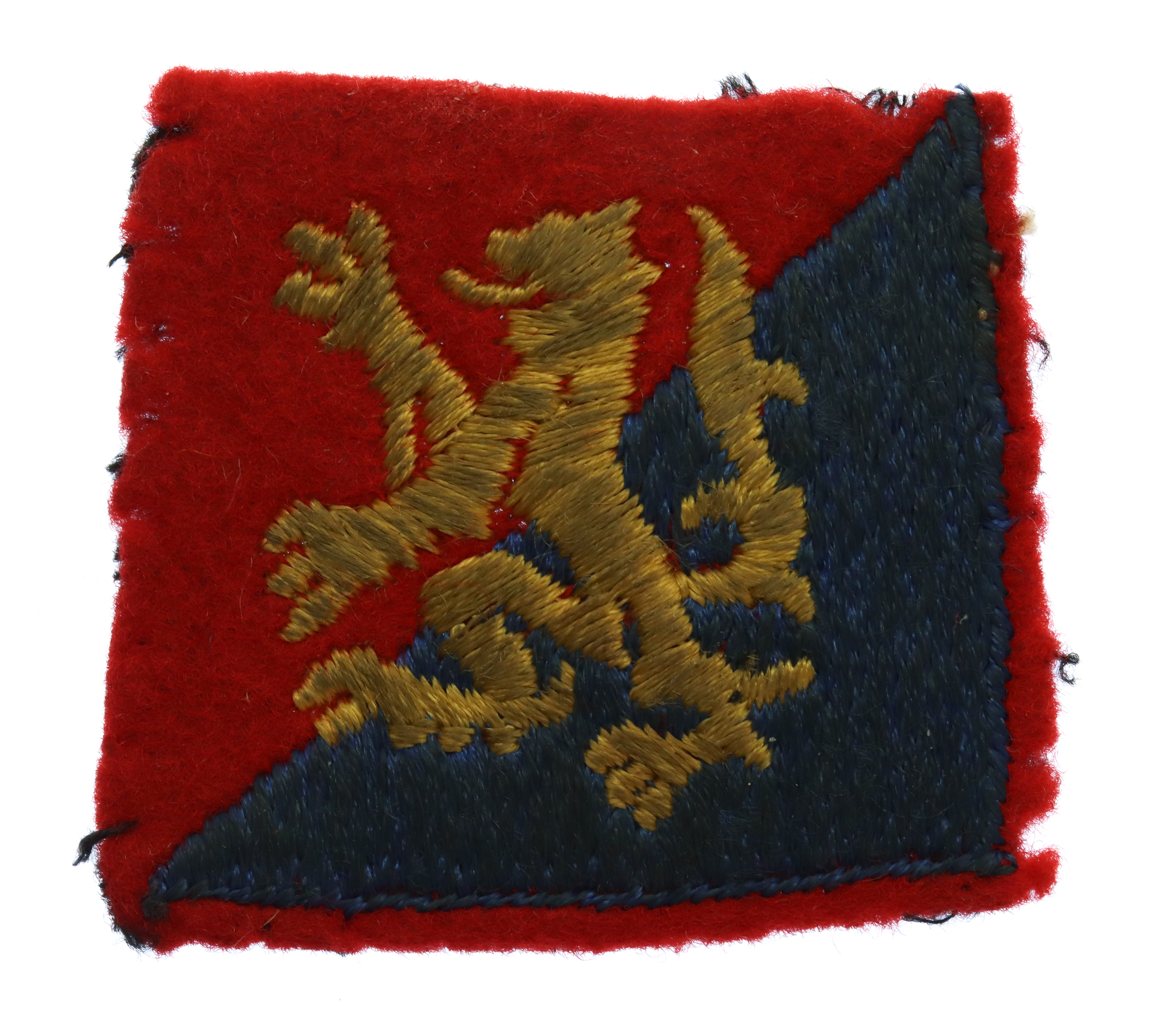 105th Coast Brigade Royal Artillery Cloth Formation Sign