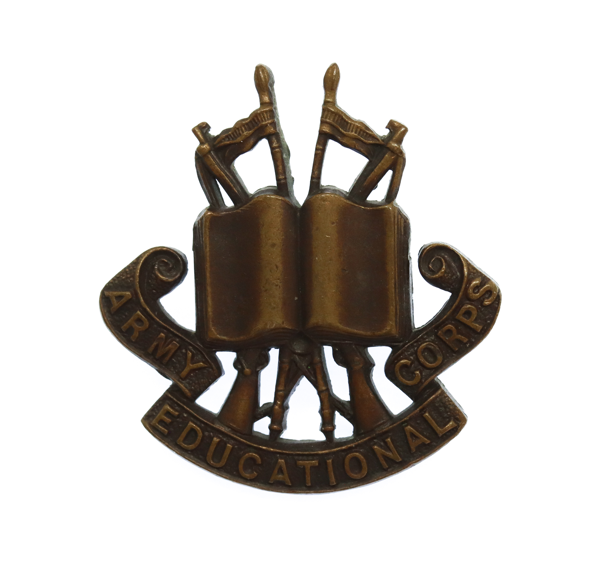 Army Educational Corps Officer's Service Dress Collar Badge