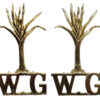 Pair of Welsh Guards Anodised (Staybrite) Shoulder Titles