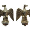 Pair of Essex Regiment Anodised (Staybrite) Collar Badges 