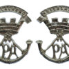 Pair of Somerset Light Infantry Anodised (Staybrite) Collar Badges