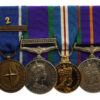 Campaign Service Medal (Northern Ireland), ACSM and Long Service & Good Conduct Medal Group of Six - WO1. C. Brain, Royal Logistic Corps