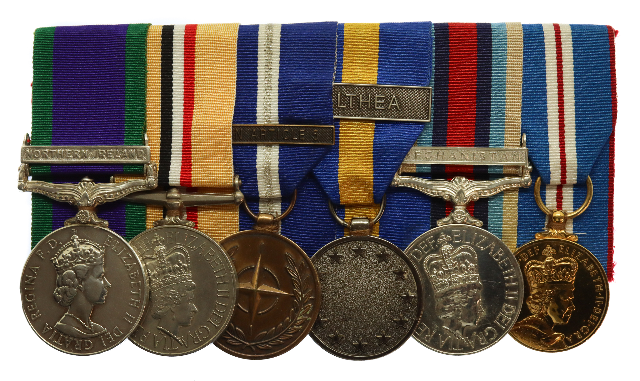 Campaign Service Medal (Northern Ireland), Iraq and OSM Afghanistan Medal Group of Six - L.Cpl. M.R. Jones, Welsh Guards