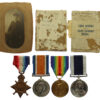 WW1 1914-15 Star, British War Medal, Victory Medal and Edward VII RN Long Service & Good Conduct Medal Group of Four - Petty Officer J. Bedbrook, Royal Navy