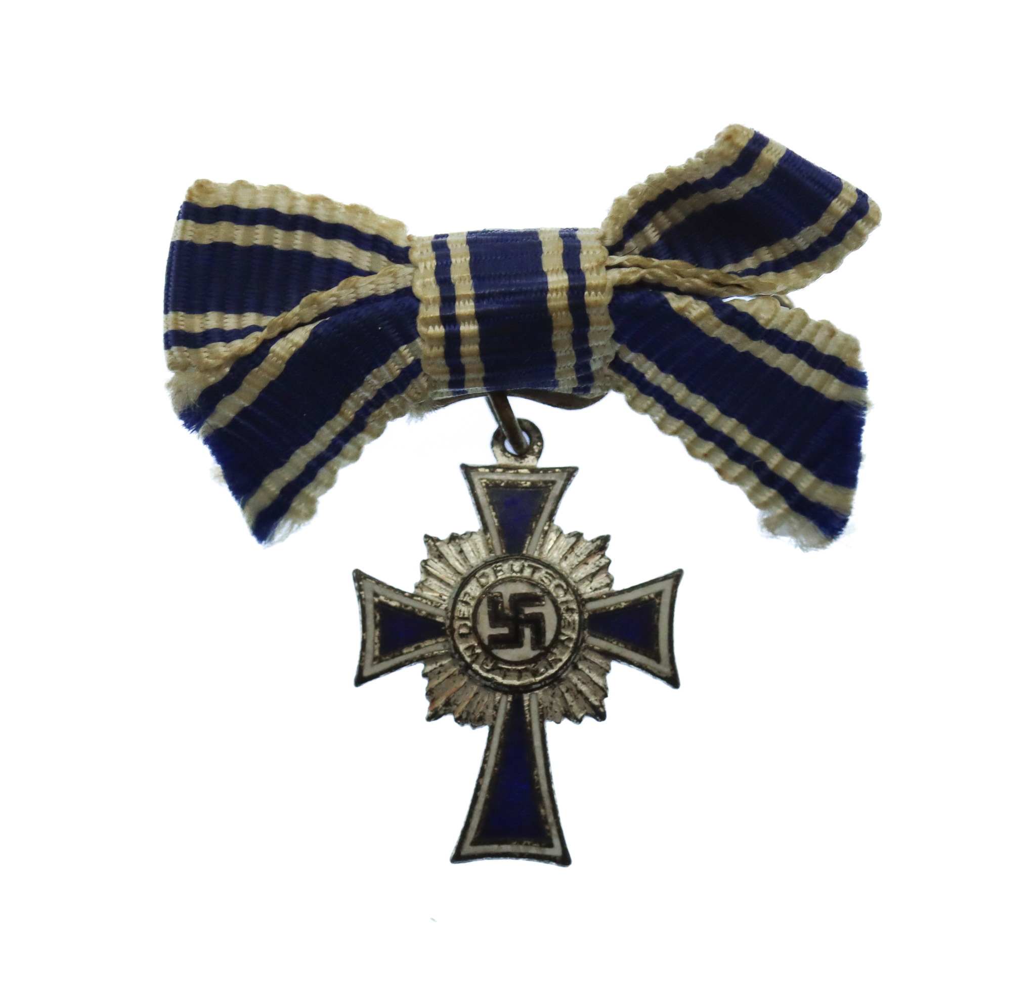 Miniature German WW2 Mother's Cross (Silver)