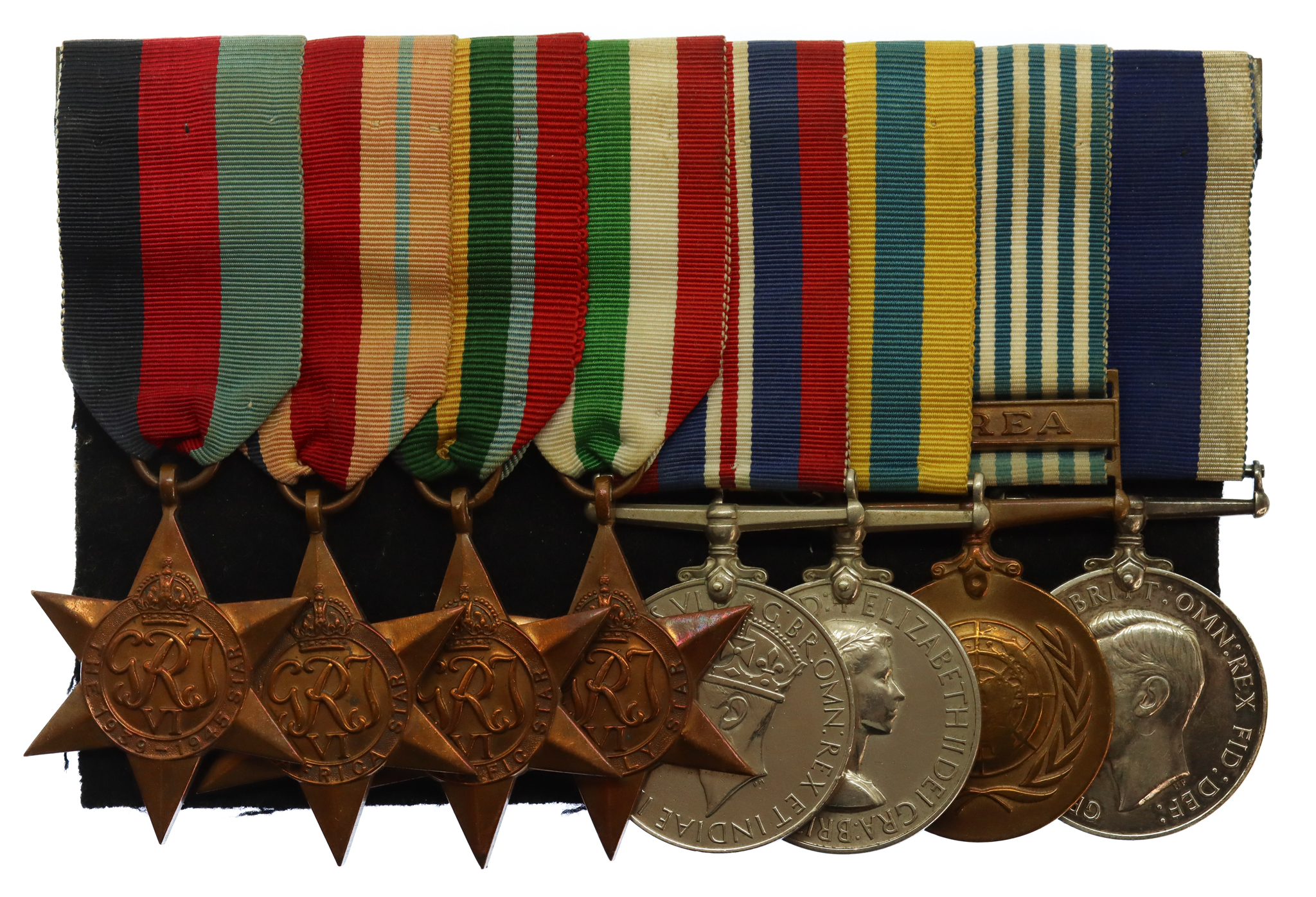 WW2 and Korean War Royal Naval Long Service & Good Conduct Medal Group of Eight - Sto. Mech. A.R.W. Arnold, Royal Navy