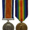WW1 British War & Victory Medal Pair - Pte. G. Mallen, King's Own Scottish Borderers