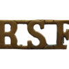 Royal Scots Fusiliers (R.S.F.) Shoulder Title