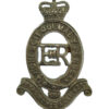 Royal Horse Artillery (R.H.A.) White Metal Cap Badge - Queen's Crown