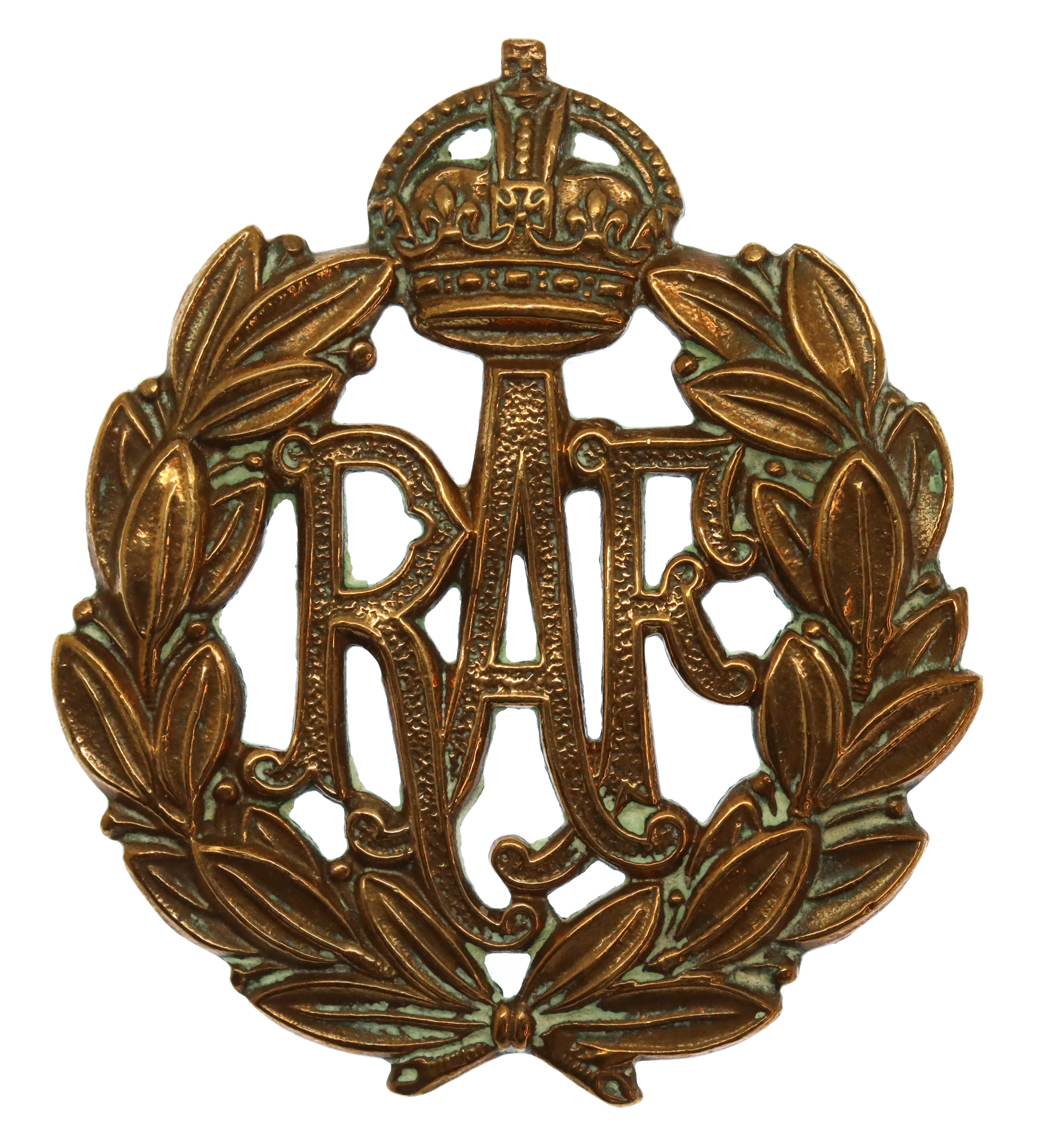 Royal Air Force (R.A.F.) Cap Badge - King's Crown