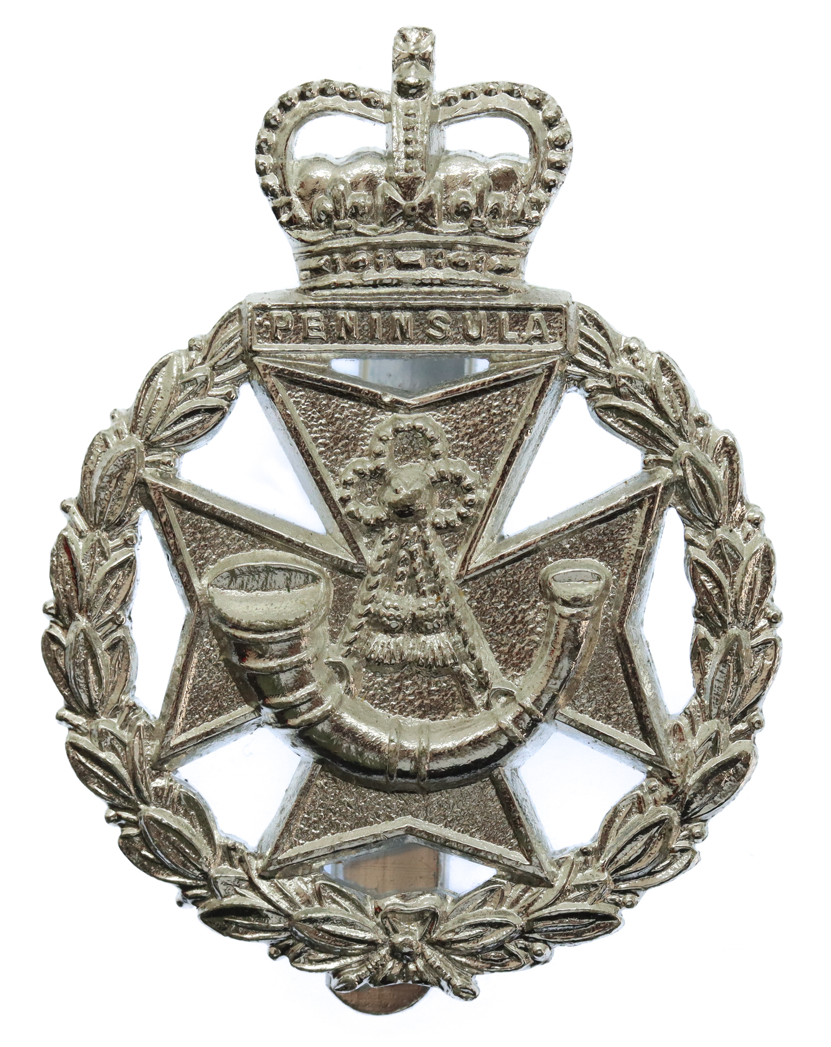 Green Jackets Brigade Anodised (Staybrite) Cap Badge