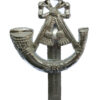 Light Infantry Anodised (Staybrite) Cap Badge