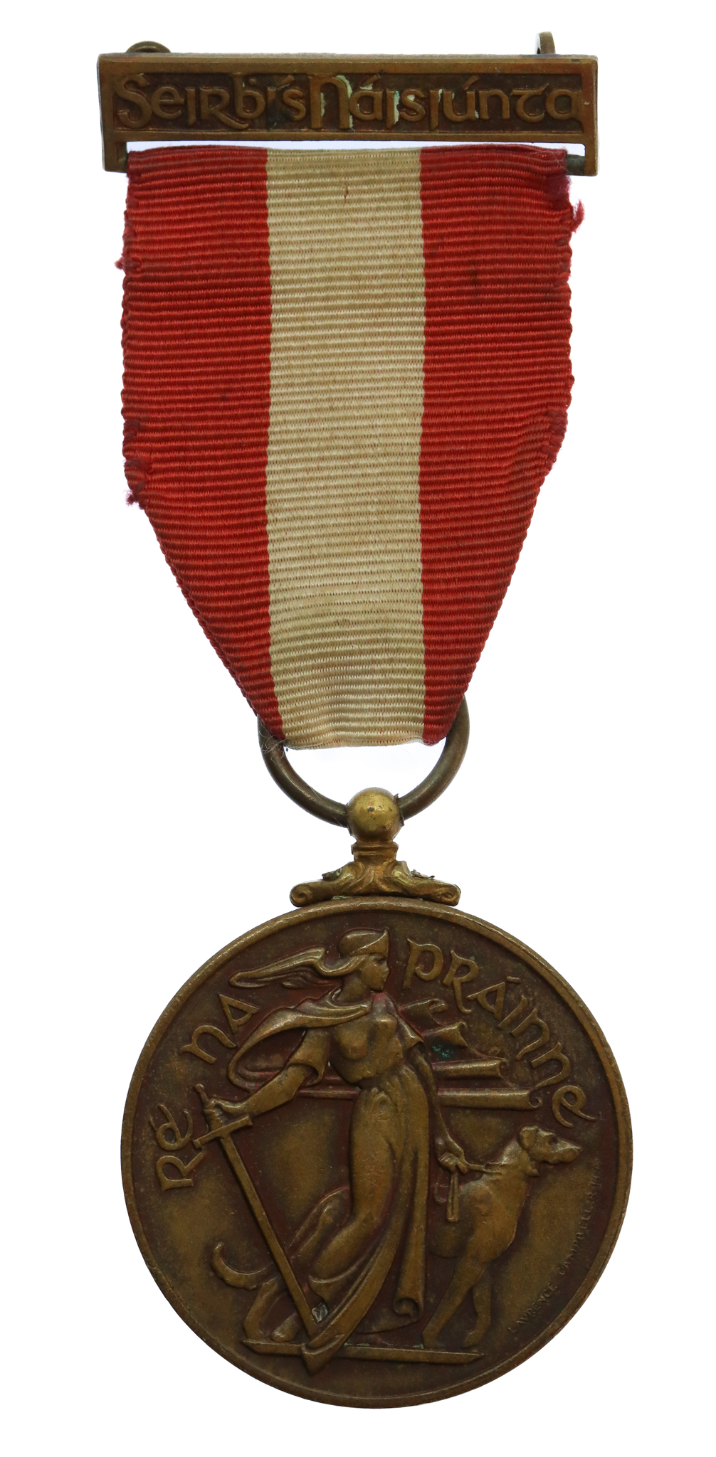 Ireland Emergency Service Medal 1939-1946 First Aid Division Irish Red Cross (Ranna Cead- Cabhrac Cumann Croise Deirge Na H-Eireann)