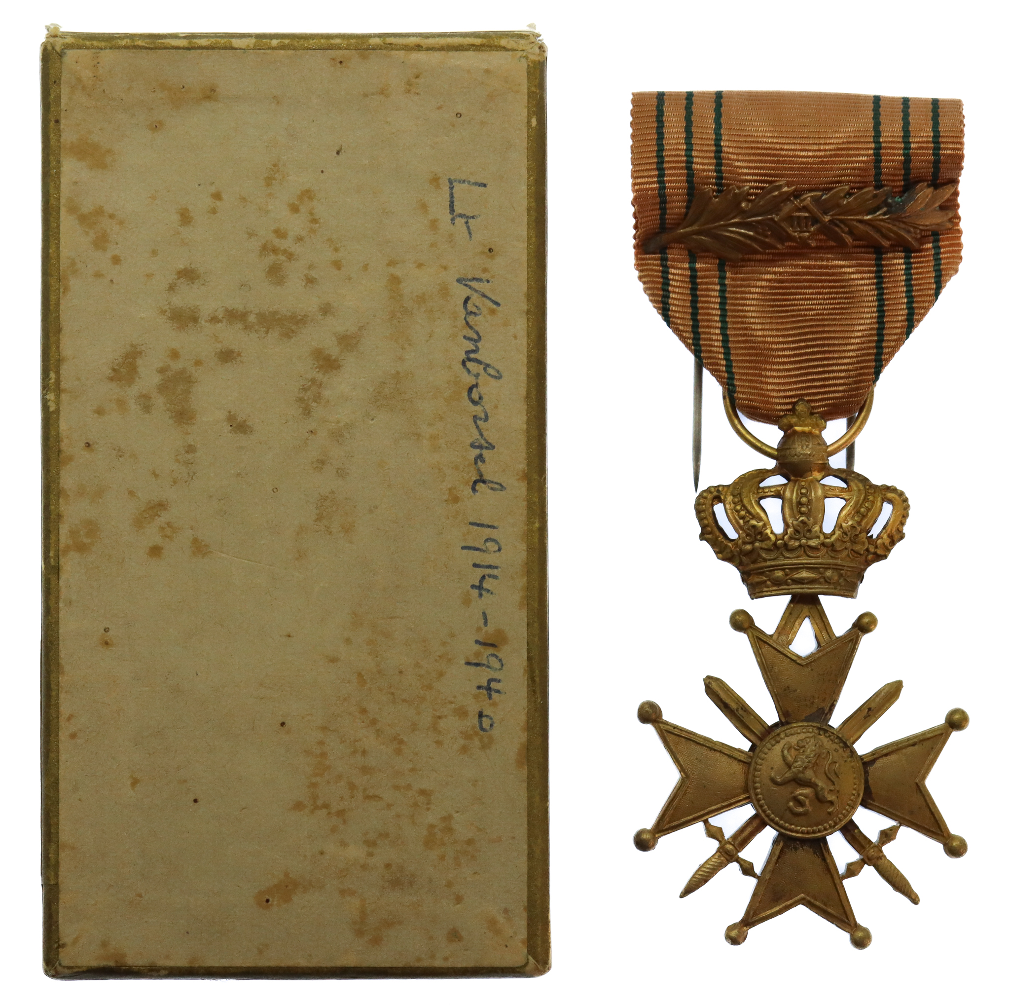 Belgium Croix De Guerre 1940 with Palm