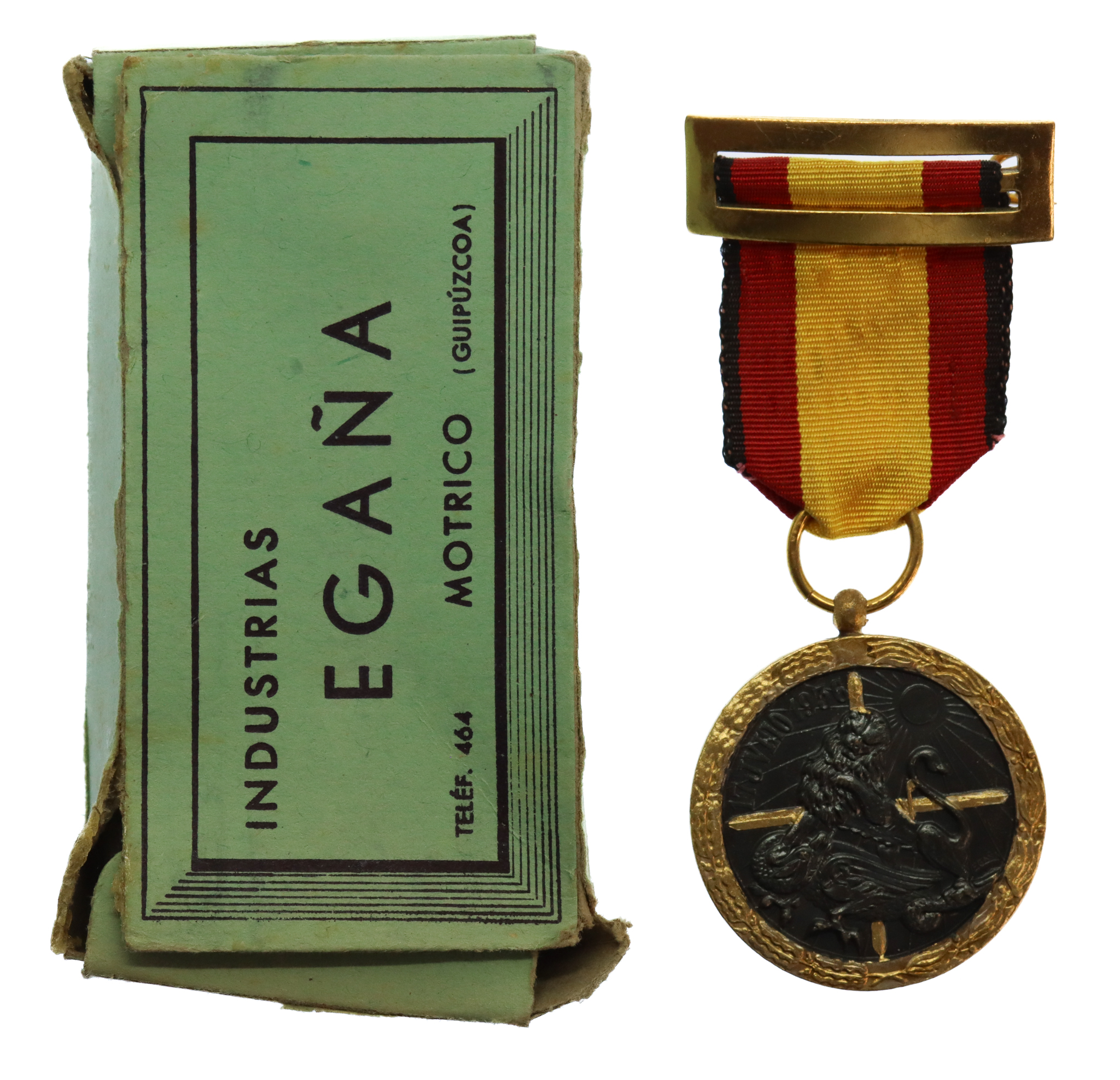Spain Medalla De La Campana Medal for the Civil War in Spain 1936-1939