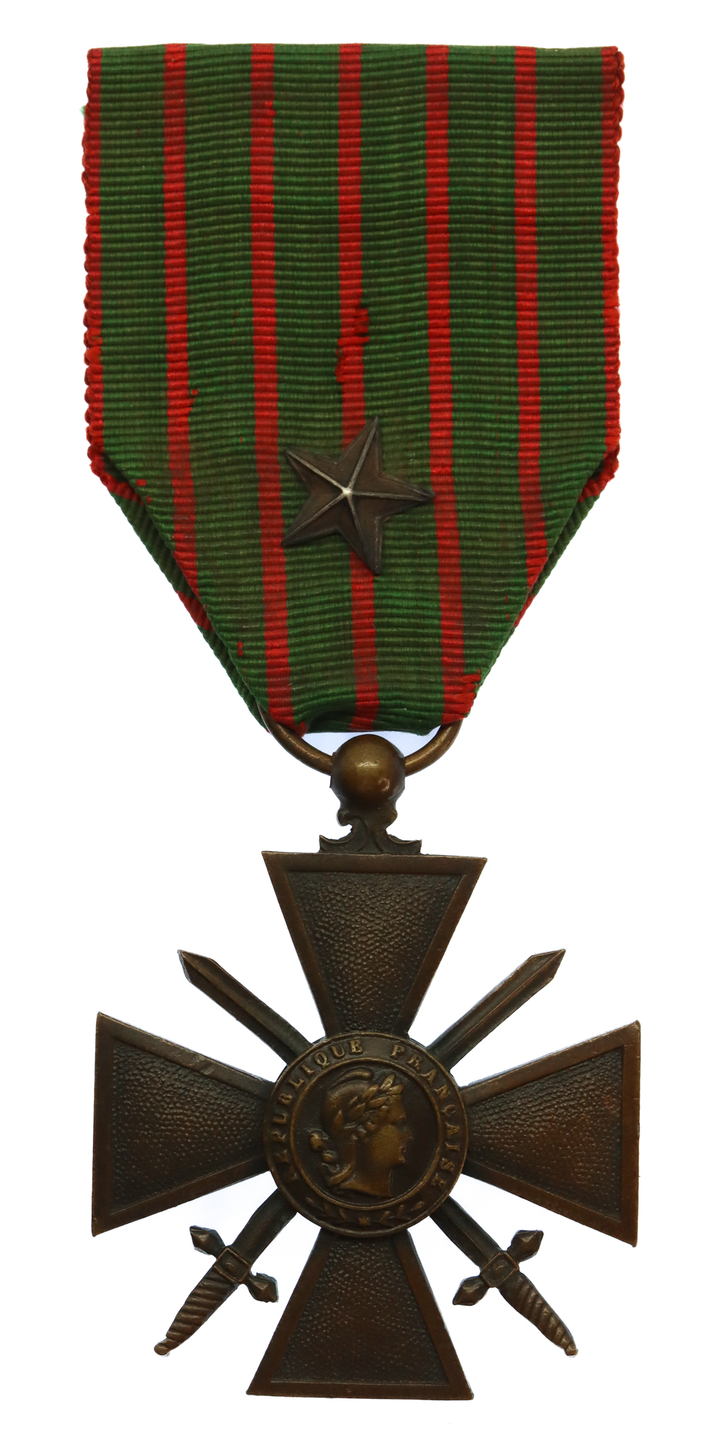 France WW1 Croix de Guerr 1914-1915 with Star