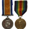 WW1 British War & Victory Medal Pair - Gnr. A.V. Gautrey, Royal Artillery