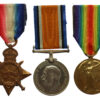 WW1 1914-15 Star Medal Trio - Warrant Shipwright Trethowan Jeffery, Royal Navy