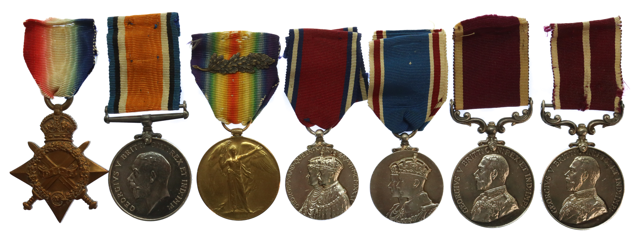 WW1 Mentioned in Despatched, LS&GC and MSM Medal Group of Seven - Amt. S. Sgt. F.J. Challoner, Army Ordnance Corps