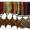 WW2 Long Service & Good Conduct Medal Group of Six - Petty Officer P.K.F. Cox, Royal Navy