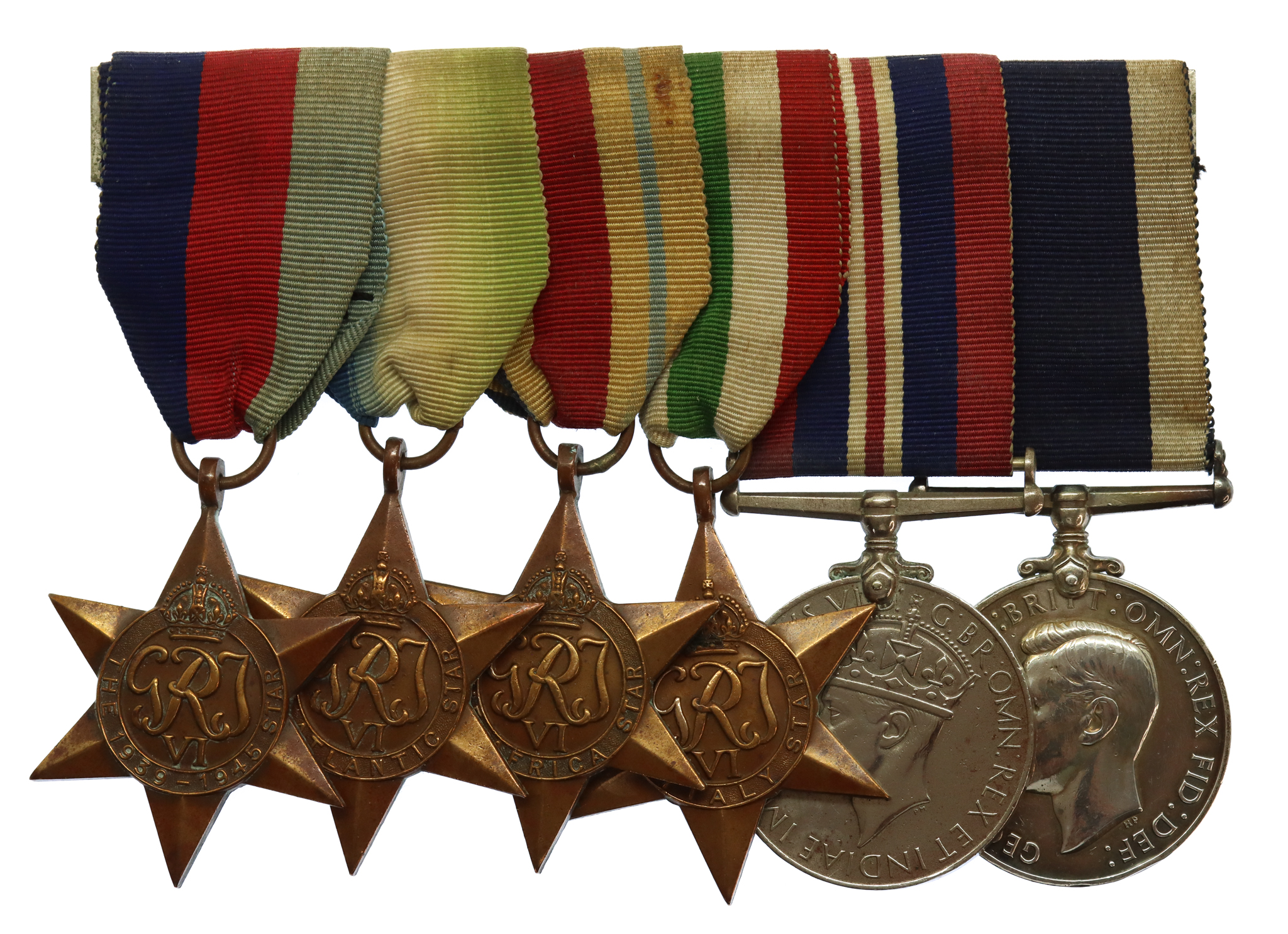WW2 Long Service & Good Conduct Medal Group of Six - Petty Officer P.K.F. Cox, Royal Navy