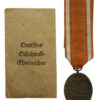 Germany WW2 West Wall Medal With Original Issue Paper Packet