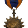 U.S.A. Air Medal With Two Oak Leaf Clusters on Ribbon WW2 Issue