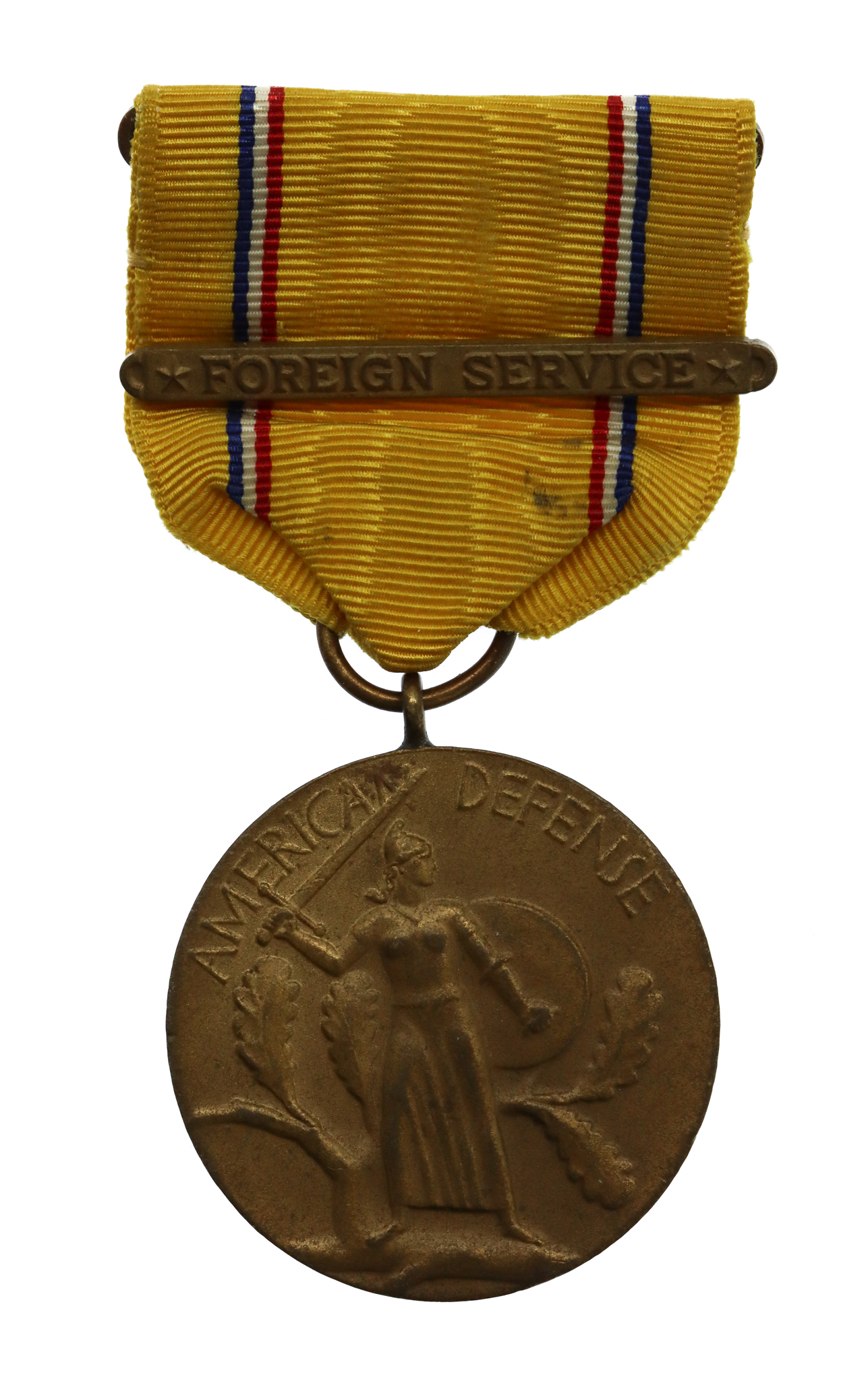 U.S.A. American Defence Service Medal 1939-1941 with Foreign Service Clasp