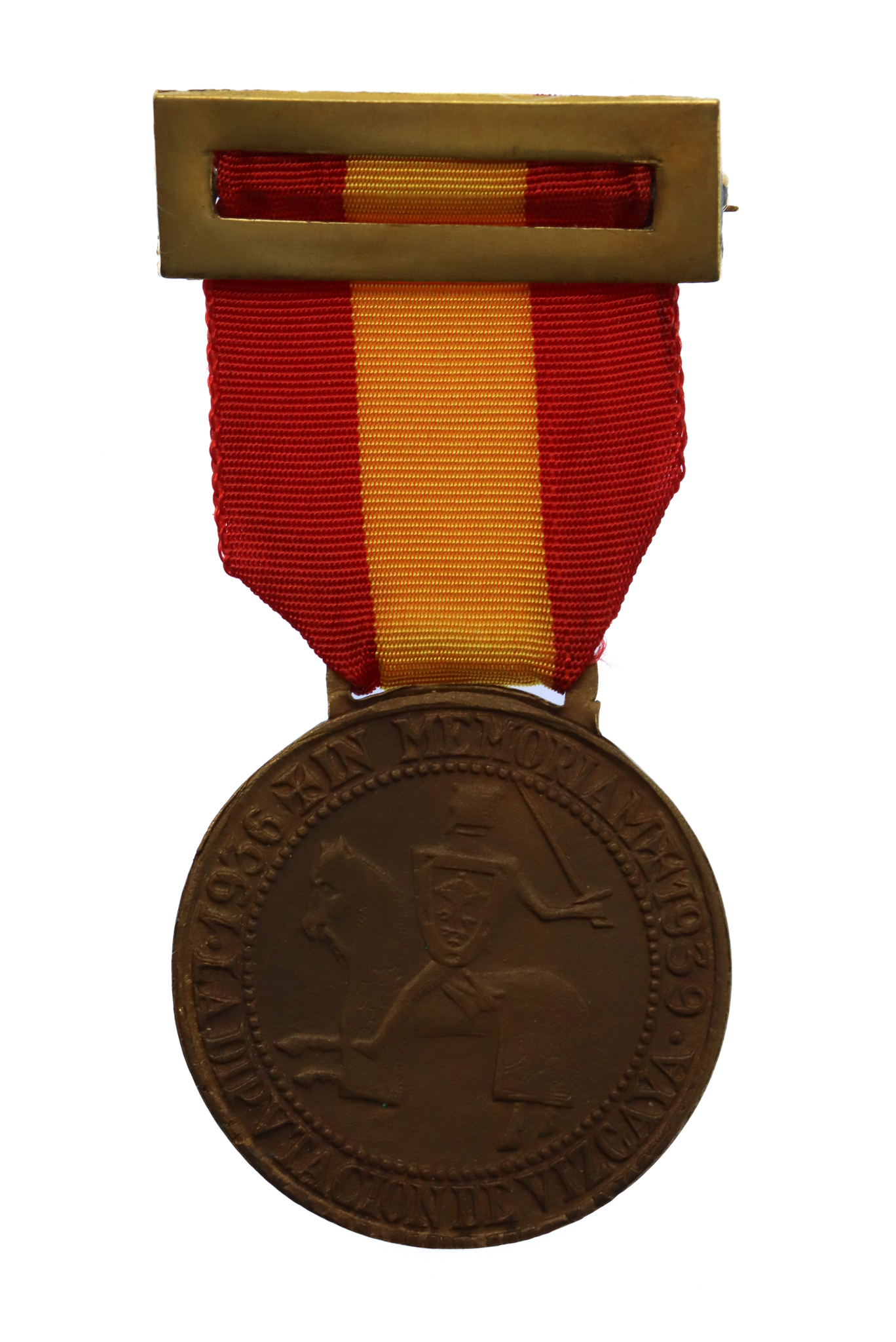 Spain Vizcaya Civil War Medal 1936-1939