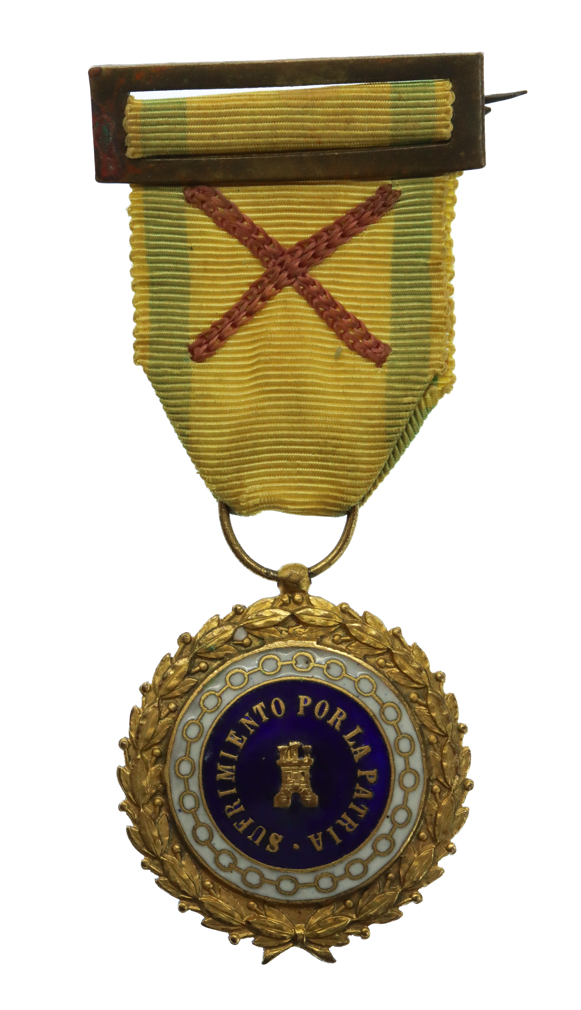 Spain Medal For Combat Wounds