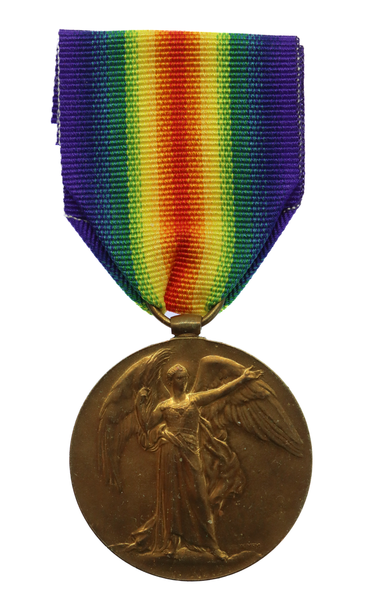 WW1 Victory Medal - Pte. T. Verrecher, West Riding Regiment