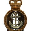 Royal Navy Petty Officer's Cap Badge - Queen's Crown