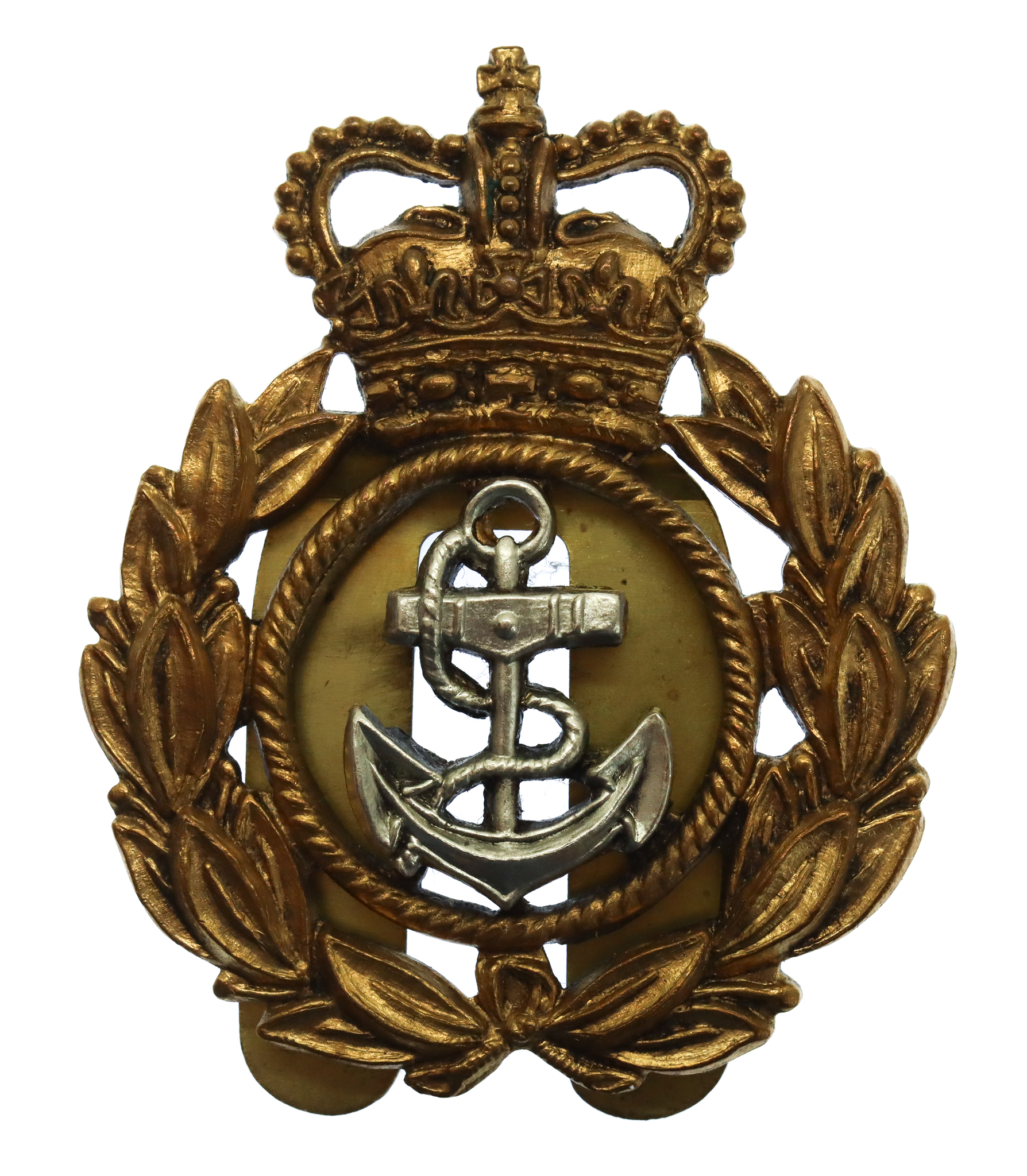 Royal Navy Chief Petty Officer's Cap Badge - Queen's Crown