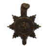 Queen's Regiment Bronze Collar Badge