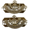 Pair of Somerset & Cornwall Light Infantry (Bugle/SOMERSET&CORNWALL) Shoulder Titles