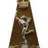 Royal Corps of Signals Anodised (Staybrite) Cap Badge 