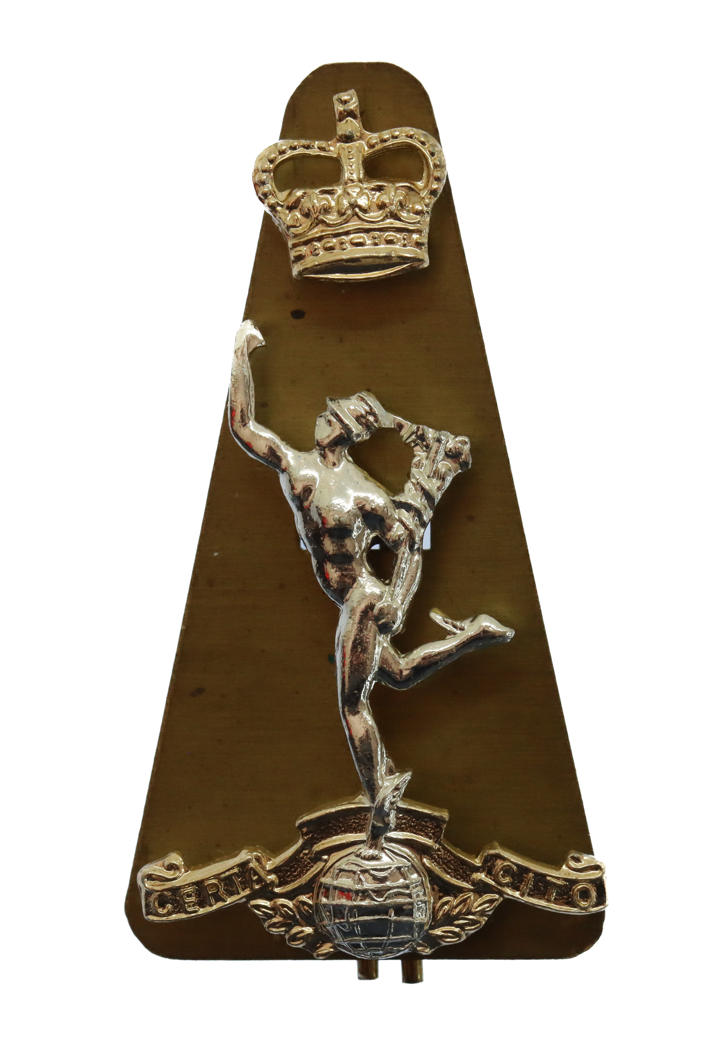 Royal Corps of Signals Anodised (Staybrite) Cap Badge 