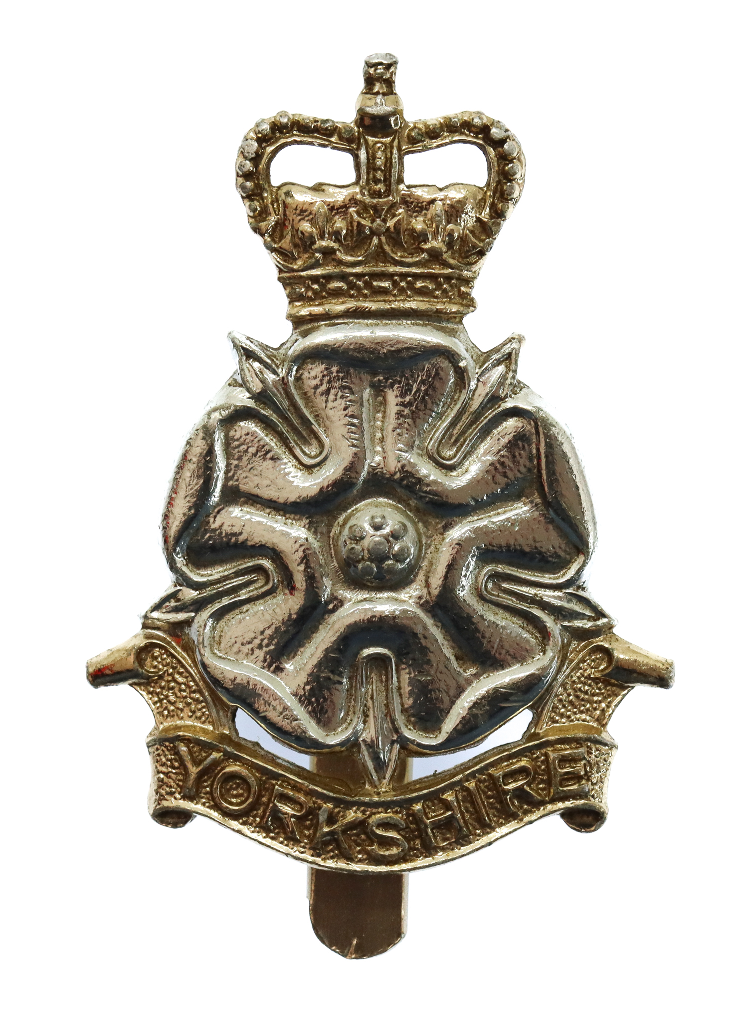 Yorkshire Brigade Anodised (Staybrite) Cap Badge