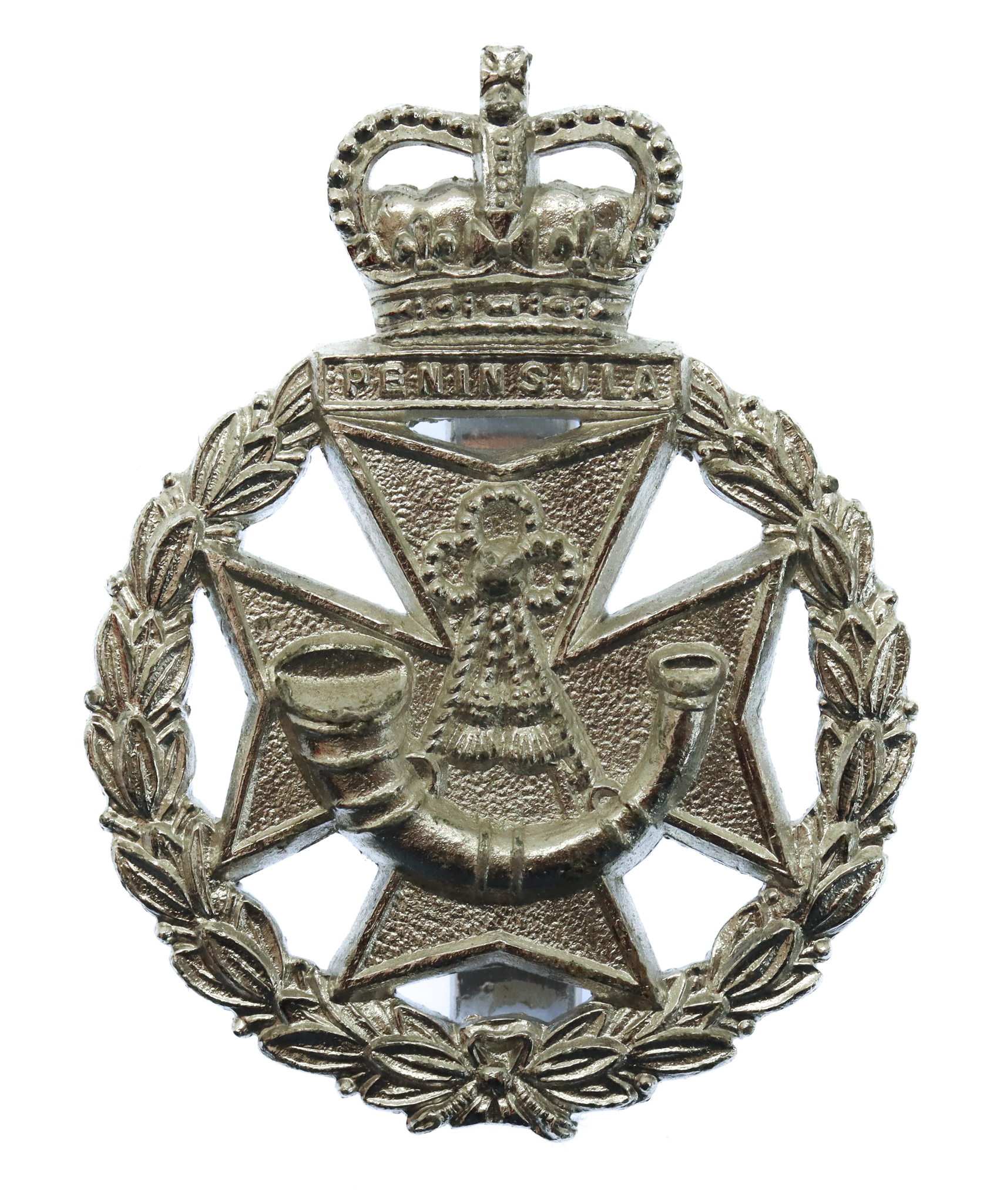 Green Jackets Brigade Anodised (Staybrite) Cap Badge