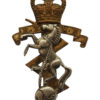 Royal Electrical & Mechanical Engineers (R.E.M.E.) Bi-Metal Cap Badge - Queen's Crown 