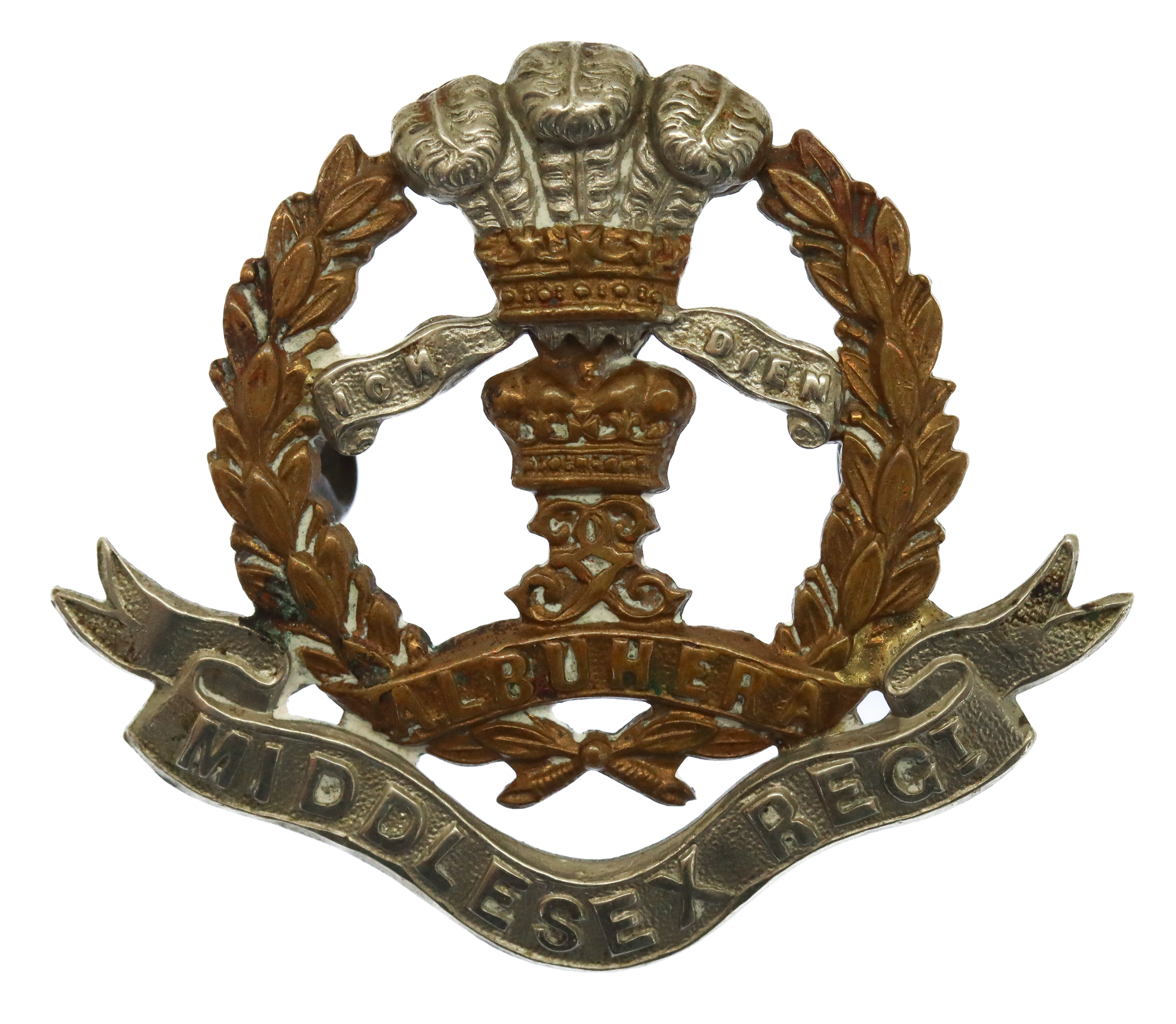 Victorian/Edwardian Middlesex Regiment Cap Badge 