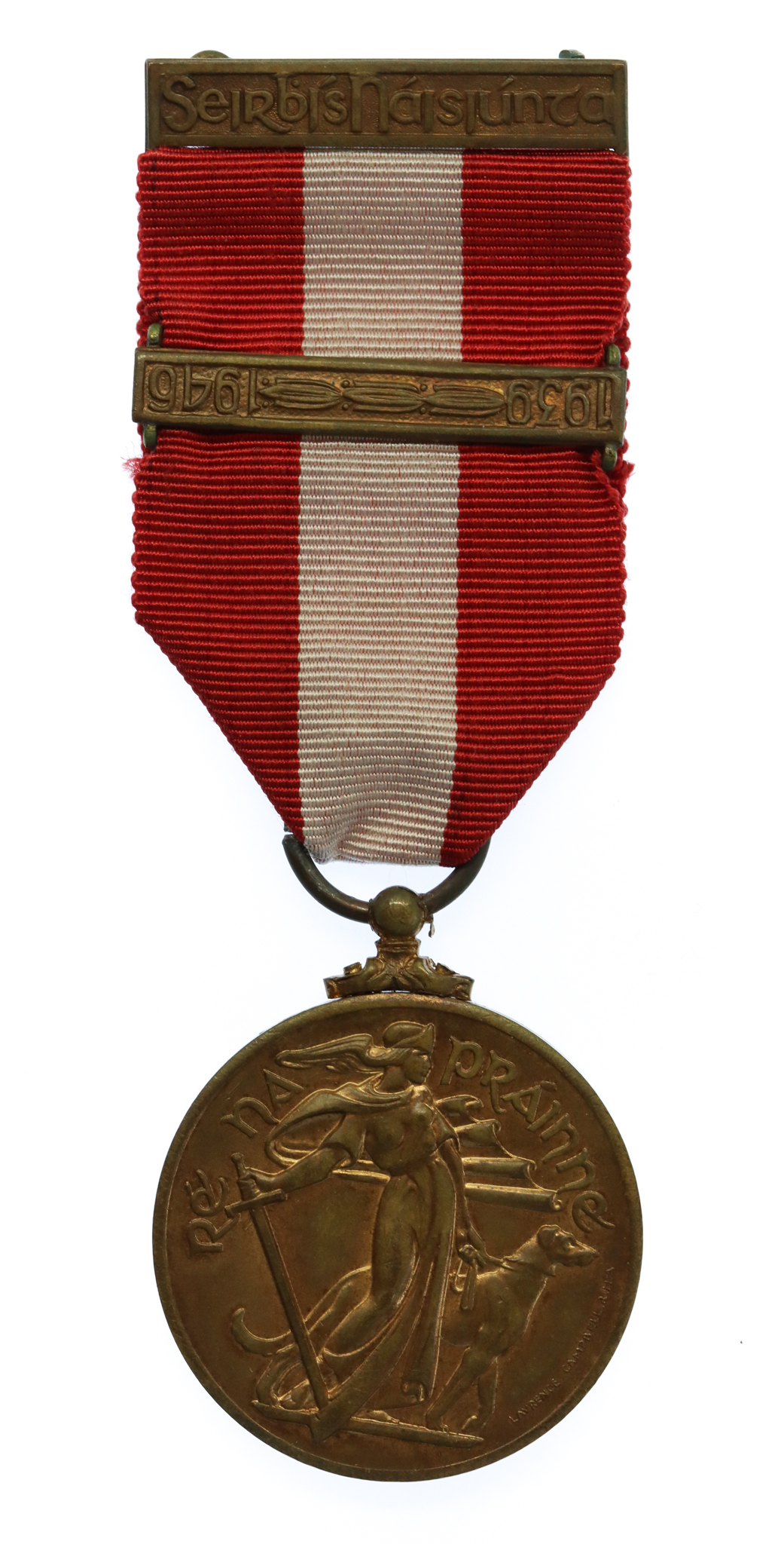 Ireland Emergency Service Medal 1939-1946 Local Defence Forces With Bar 1939-1946 (An Forsa Cosanta Aitiuil)