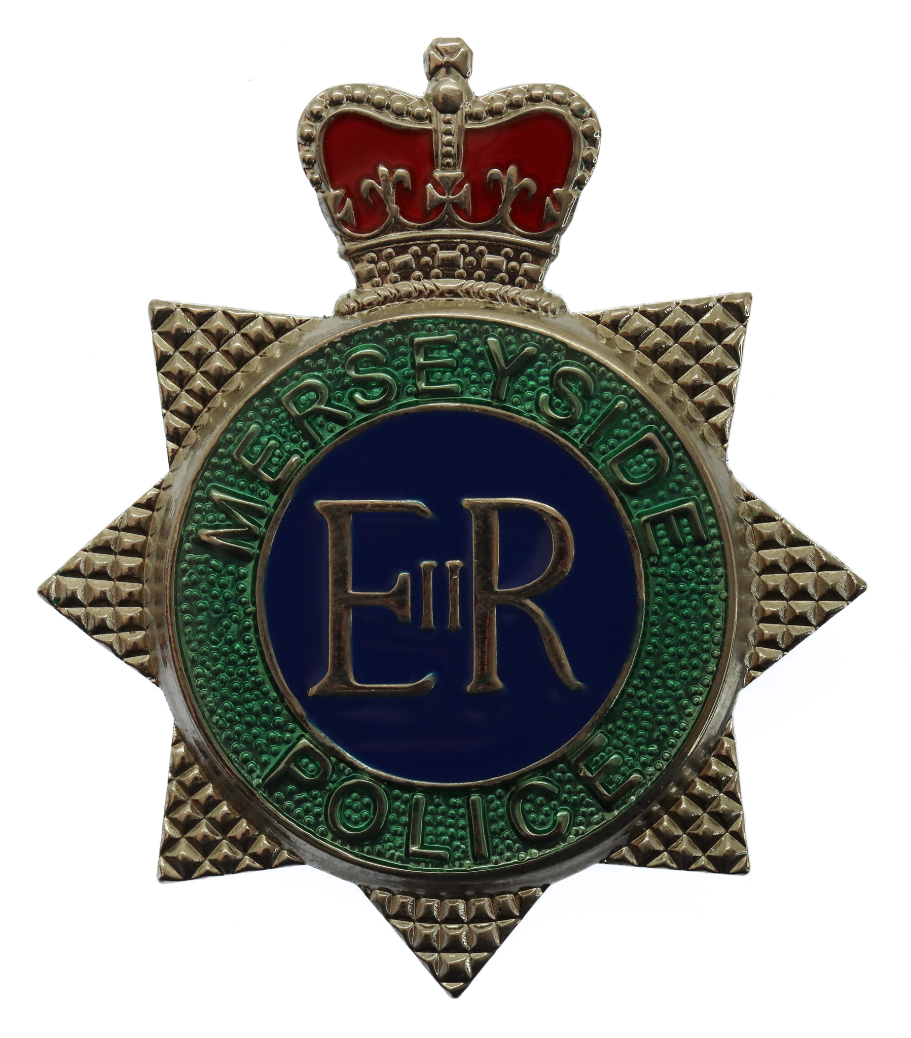 Merseyside Police Enamelled Warrant Card Badge