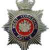 West Yorkshire Police Enamelled Helmet Plate - Queen's Crown