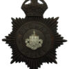 Oldham Borough Police Night Helmet Plate - King's Crown