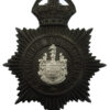 Eastbourne Borough Police Black Helmet Plate - King's Crown