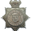 Reading Borough Police Helmet Plate - King's Crown