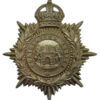 Northampton Borough Police White Metal Helmet Plate - King's Crown